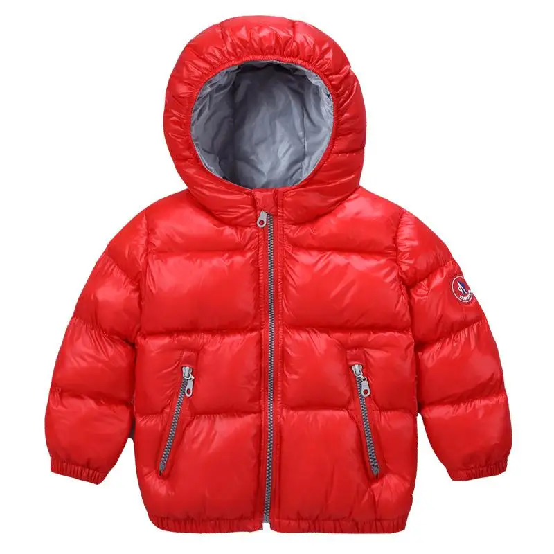 

Children's Down Garment Thicker Winter Bread Boys Girls New Coat 2019 childrens wear cotton padded coat down garment down coat