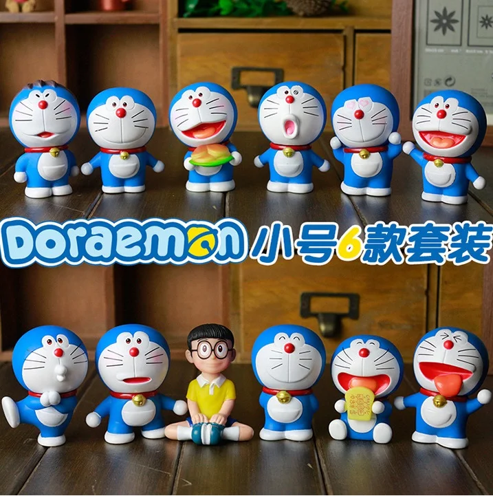 Cute Doraemon Action Figure toy Jingle Cat Magic Pocket Future Props Cartoon Comic Figurine Collectible Decoration gift 6pcs/set
Cute Doraemon Action Figure toy Jingle Cat Magic Pocket Future Props Cartoon Comic Figurine Collectible Decoration gift 6pcs/set
