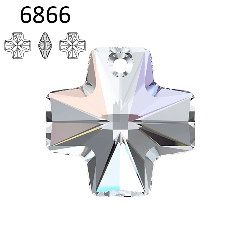 (1 piece) 100% Original crystal from Swarovski 6866 Cross pendant made in Austria loose beads rhinestone for DIY jewelry making
(1 piece) 100% Original crystal from Swarovski 6866 Cross pendant made in Austria loose beads rhinestone for DIY jewelry making