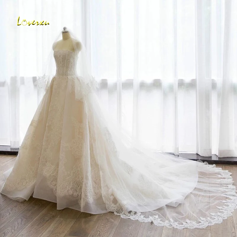 Loverxu Vestido De Noiva Sexy StraplessA Line Wedding Dresses 2019 Elegant Backless Appliques Beaded Pearls Vintage Bridal Gowns
Loverxu Vestido De Noiva Sexy StraplessA Line Wedding Dresses 2019 Elegant Backless Appliques Beaded Pearls Vintage Bridal Gowns