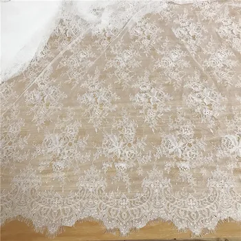 Latest 150CM X 300 CM off white gown wedding dress party dress bridal lingerie thin french chantilly embroidery lace fabric
Latest 150CM X 300 CM off white gown wedding dress party dress bridal lingerie thin french chantilly embroidery lace fabric