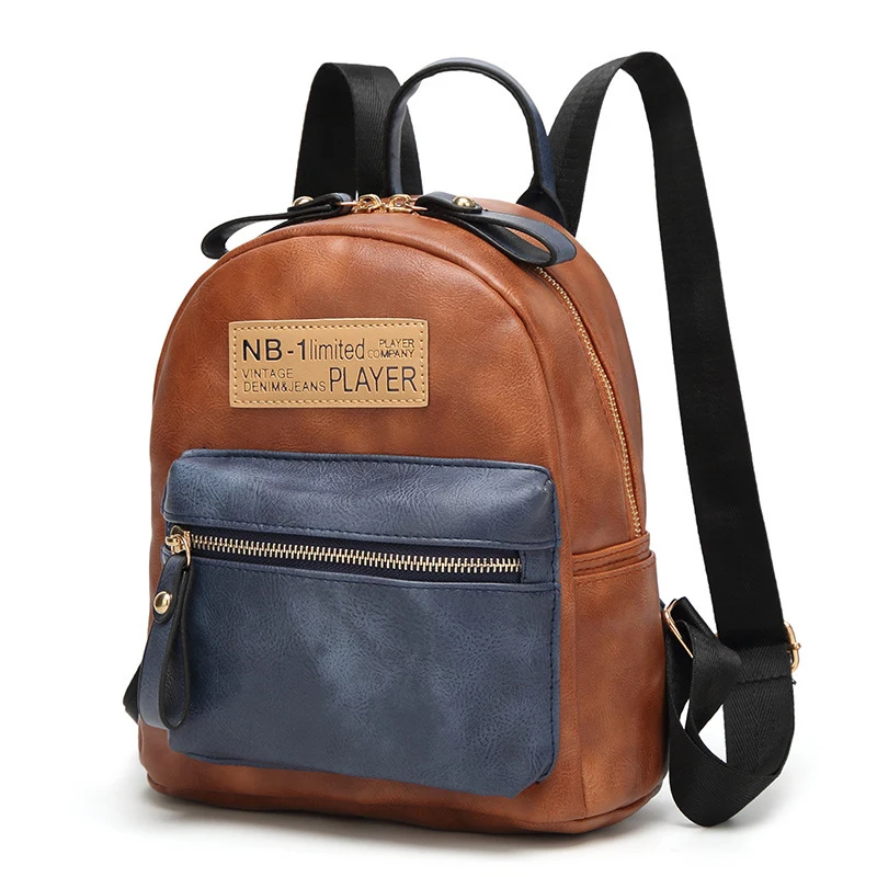 Amberler Fashion Small Backpack Soft PU Leather Women Travel Bag High Quality Fashion Ladies Laptop Backpacks Casual Rucksack
Amberler Fashion Small Backpack Soft PU Leather Women Travel Bag High Quality Fashion Ladies Laptop Backpacks Casual Rucksack