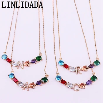 8Pcs Gold color Rainbow Cubic Zirconia Cz Initials Letter 26 Pendant Necklaces For Women New Arrival Jewelry
8Pcs Gold color Rainbow Cubic Zirconia Cz Initials Letter 26 Pendant Necklaces For Women New Arrival Jewelry