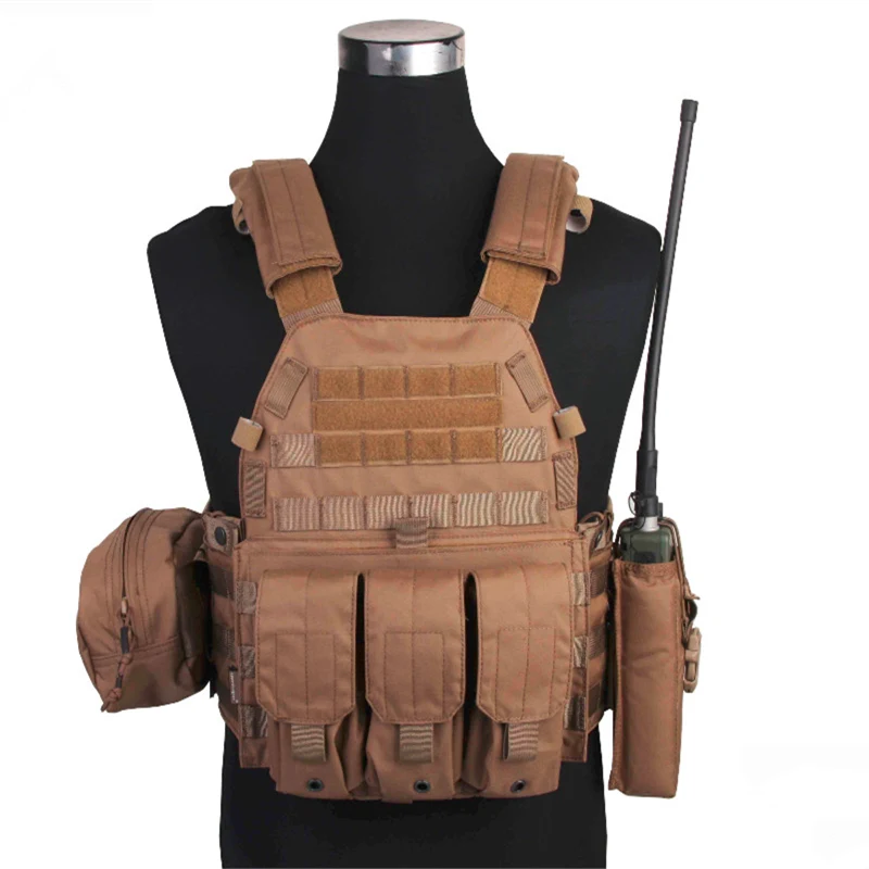 High Quality! Tactical vest 1000D with three pouches of 1893 wholesale LBT6094A tactical vest CS outdoor vest
High Quality! Tactical vest 1000D with three pouches of 1893 wholesale LBT6094A tactical vest CS outdoor vest