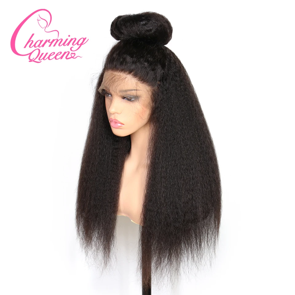 Charming Queen Pre Plucked Full Lace Human Hair Wigs For Black Women Kinky Straight Remy Hair Glueless Lace Wigs With Baby Hair
Charming Queen Pre Plucked Full Lace Human Hair Wigs For Black Women Kinky Straight Remy Hair Glueless Lace Wigs With Baby Hair