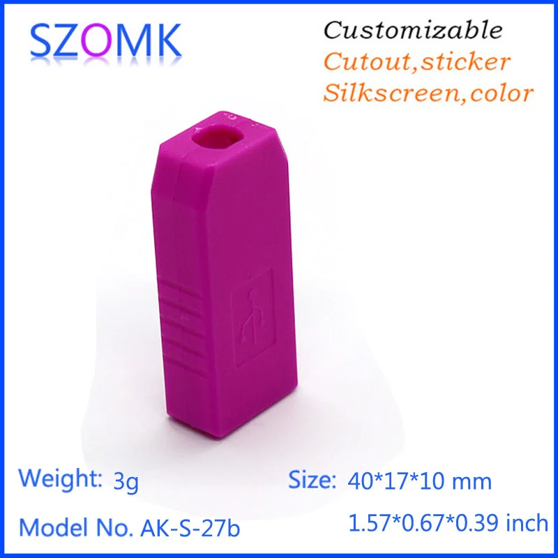 small usb plastic enclosure usb stick shell box junction box plastic housing pcb plastic box for electronics project USB small enclosure (35).jpg