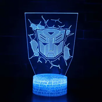 Transformers 2 theme 3D Lamp LED night light 7 Color Change Touch Mood Lamp Christmas present Dropshippping
Transformers 2 theme 3D Lamp LED night light 7 Color Change Touch Mood Lamp Christmas present Dropshippping