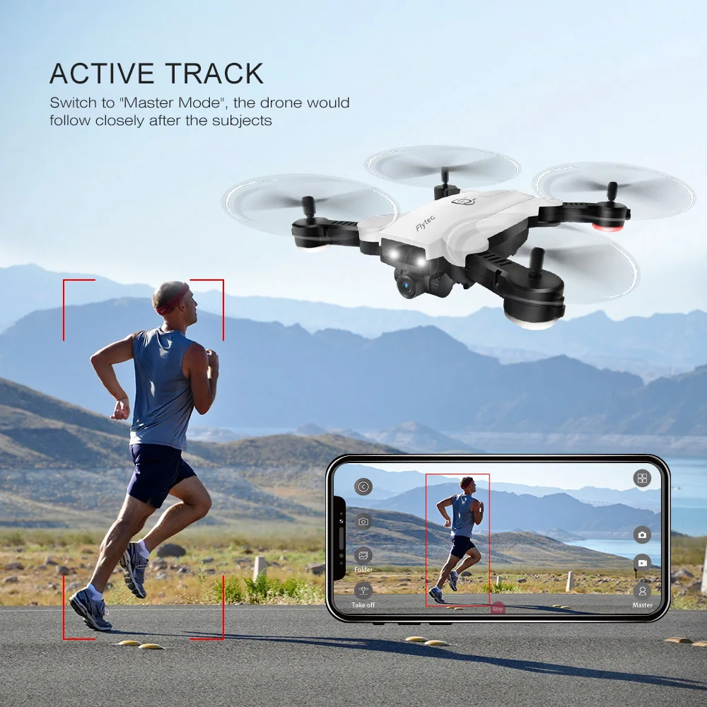 Flytec T17 Drone with Double Cameras 720P FPV Wifi Optical Flow Positioning Altitude Hold Gesture Control Foldable RC Quadcopter
Flytec T17 Drone with Double Cameras 720P FPV Wifi Optical Flow Positioning Altitude Hold Gesture Control Foldable RC Quadcopter