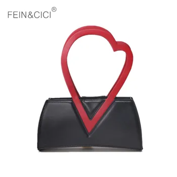 Totes handbag Heart shaped handle box bag women evening party clutch 2018 summer luxury brand pink black color wholesale
Totes handbag Heart shaped handle box bag women evening party clutch 2018 summer luxury brand pink black color wholesale
