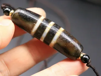 Rare Pattern Magic Tibetan Old Agate 3 Line Healer Medicine Horn Shape dZi Bead Amulet Pendant AJK LKbrother Talisman Treasure
Rare Pattern Magic Tibetan Old Agate 3 Line Healer Medicine Horn Shape dZi Bead Amulet Pendant AJK LKbrother Talisman Treasure