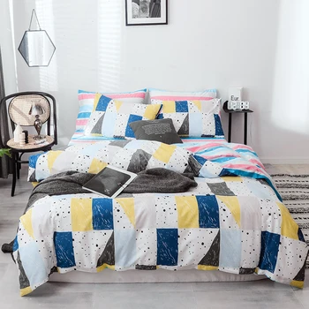 Modern pattern Black and white spots bedding set with pillowcases Single/Double/Queen Sizes bed linens set with flat sheet 4pcs
Modern pattern Black and white spots bedding set with pillowcases Single/Double/Queen Sizes bed linens set with flat sheet 4pcs