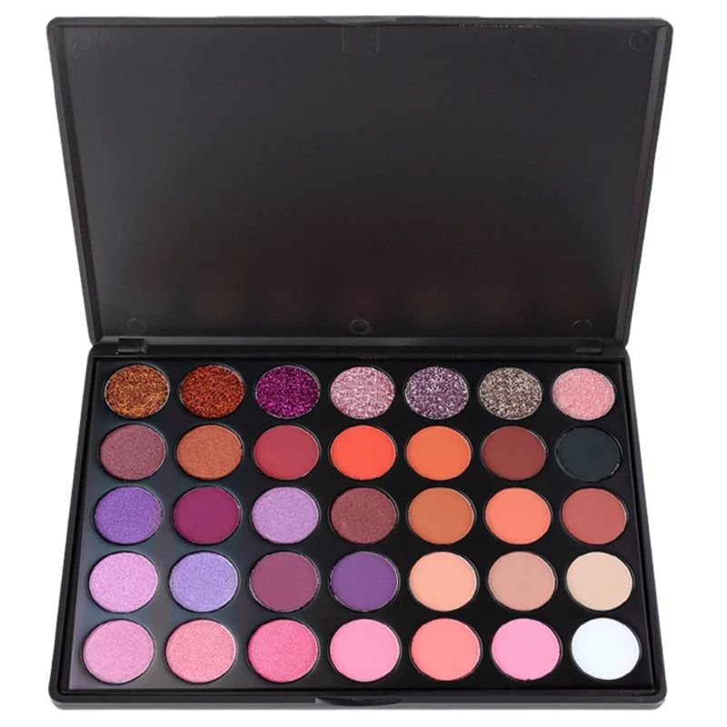 Eyeshadow Palette Waterproof Makeup Palette Smudge-Proof Easy To Color Luminous Shimmer Matte Eye Shadow maquiagem 35 Color
Eyeshadow Palette Waterproof Makeup Palette Smudge-Proof Easy To Color Luminous Shimmer Matte Eye Shadow maquiagem 35 Color