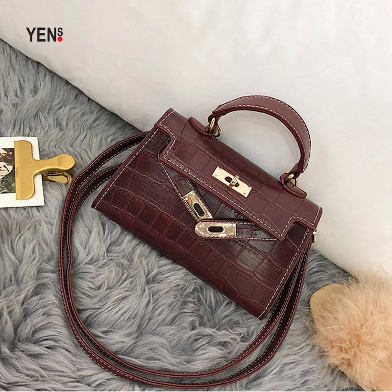 Luxury Handbags Women Bag Brand Designer Crocodile Alligator Stone Pattern Vintage Handbag Small Shoulder Bag Lady Casual Clutch
Luxury Handbags Women Bag Brand Designer Crocodile Alligator Stone Pattern Vintage Handbag Small Shoulder Bag Lady Casual Clutch