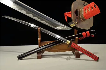 FULL TANG Japanese Samurai Sword Katana Handmade Clay Tempered T10 Steel Blade Espada No-Hi Very Sharp Katana Sword
FULL TANG Japanese Samurai Sword Katana Handmade Clay Tempered T10 Steel Blade Espada No-Hi Very Sharp Katana Sword