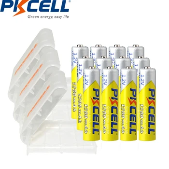12PCS PKCELL AAA battery 1200mAh 1.2V Ni-MH AAA Battery NIMH 3A Rechargeable Batteries 3A Bateria Baterias +3PCS AAA battery box
12PCS PKCELL AAA battery 1200mAh 1.2V Ni-MH AAA Battery NIMH 3A Rechargeable Batteries 3A Bateria Baterias +3PCS AAA battery box