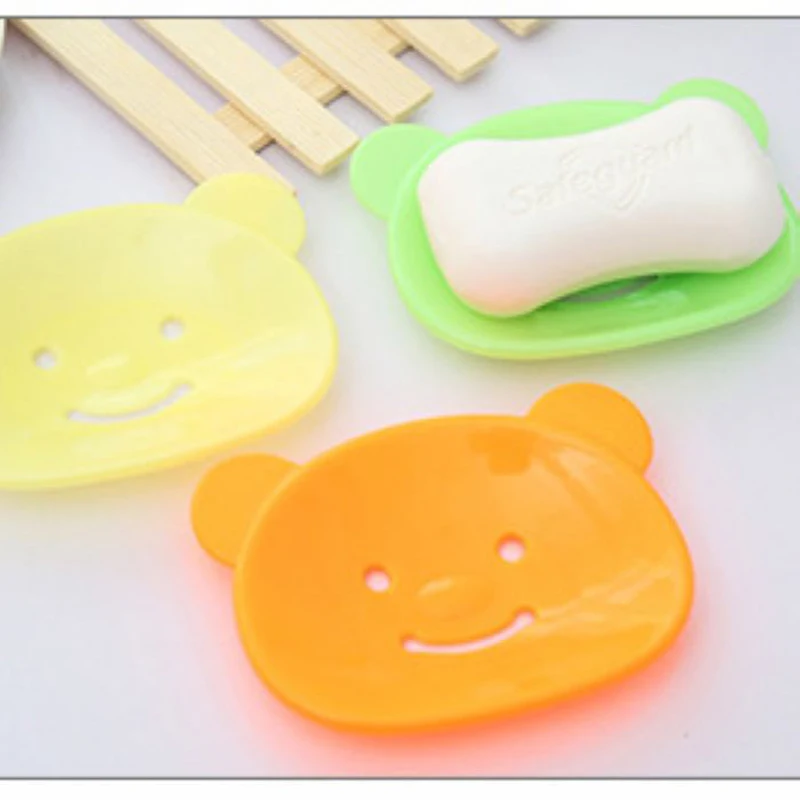 Cute Cartoon Smile Bear Shaped Soap Dish Creative Bathroom Home Decor Soap Tray Holder
Cute Cartoon Smile Bear Shaped Soap Dish Creative Bathroom Home Decor Soap Tray Holder