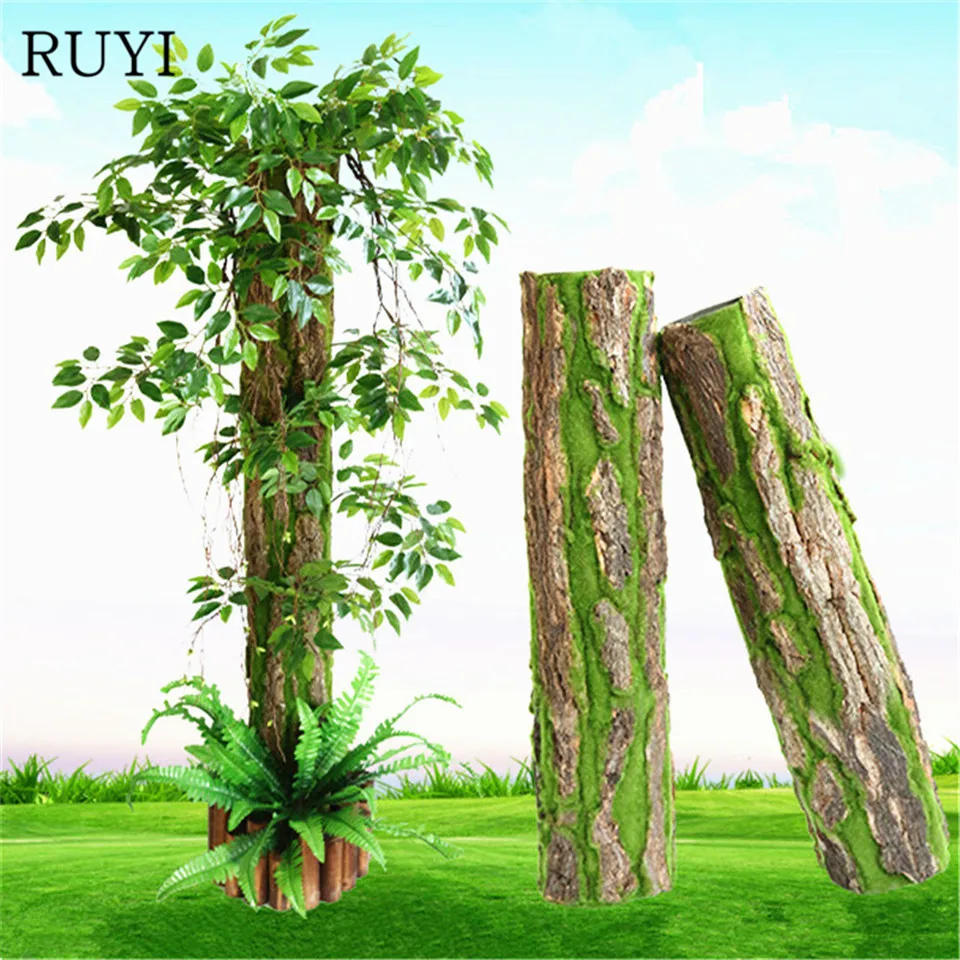 Artificial Bark Pipe Decoration Sheltered Water Pipe Decorative Package Pillar Balcony Natural Fake Leave Bark Green Plant DIY
Artificial Bark Pipe Decoration Sheltered Water Pipe Decorative Package Pillar Balcony Natural Fake Leave Bark Green Plant DIY