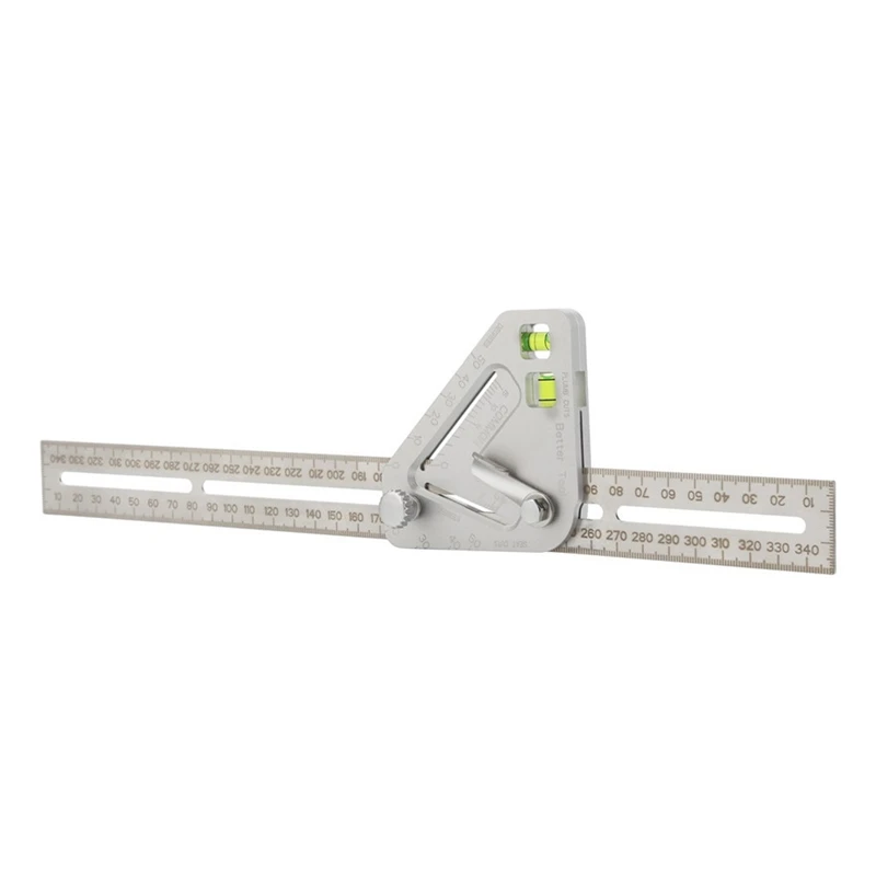Multi-function Woodworking Triangle Ruler Angle Ruler Revolutionary Carpentry Tool Measuring Tool Stainless Steel Aluminum Alloy
Multi-function Woodworking Triangle Ruler Angle Ruler Revolutionary Carpentry Tool Measuring Tool Stainless Steel Aluminum Alloy