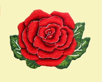 Rose flower shaped rug/Mat/Carpet tapetes tapis for wedding/bedside/bedroom Machine washable rugs mat 80*60cm
Rose flower shaped rug/Mat/Carpet tapetes tapis for wedding/bedside/bedroom Machine washable rugs mat 80*60cm