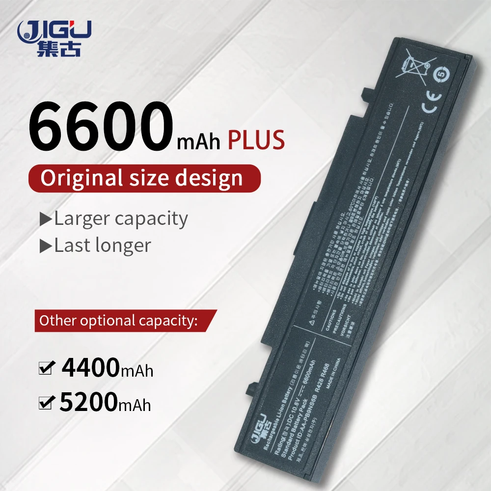 JIGU Laptop Battery For Samsung R520 R522 R523 R538 R540 R580 R620 R718 R720 R728 R730 R780 RC410 RC510 RC512 RC710 RC720 RF410
JIGU Laptop Battery For Samsung R520 R522 R523 R538 R540 R580 R620 R718 R720 R728 R730 R780 RC410 RC510 RC512 RC710 RC720 RF410