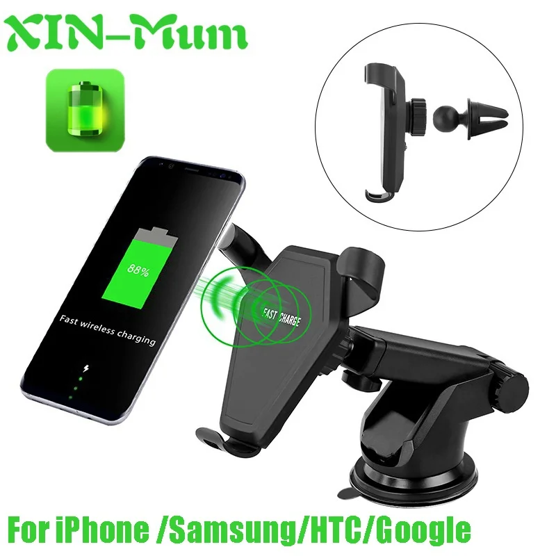 XIN-Mum Car Qi Fast Wireless Charger Fast Charge Wireless Charging for iPhone X 8 Samsung Galaxy S8 Plus S7 Edge Note 8 S6 Edge
XIN-Mum Car Qi Fast Wireless Charger Fast Charge Wireless Charging for iPhone X 8 Samsung Galaxy S8 Plus S7 Edge Note 8 S6 Edge