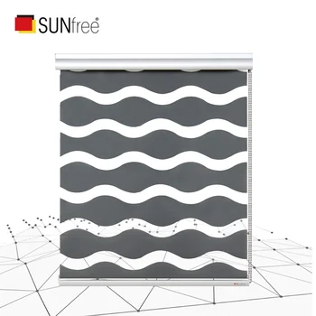 Unique Wave type Zebra Blinds Freely adjust light Customized size Fashion roller blinds Half shade or full shade
Unique Wave type Zebra Blinds Freely adjust light Customized size Fashion roller blinds Half shade or full shade