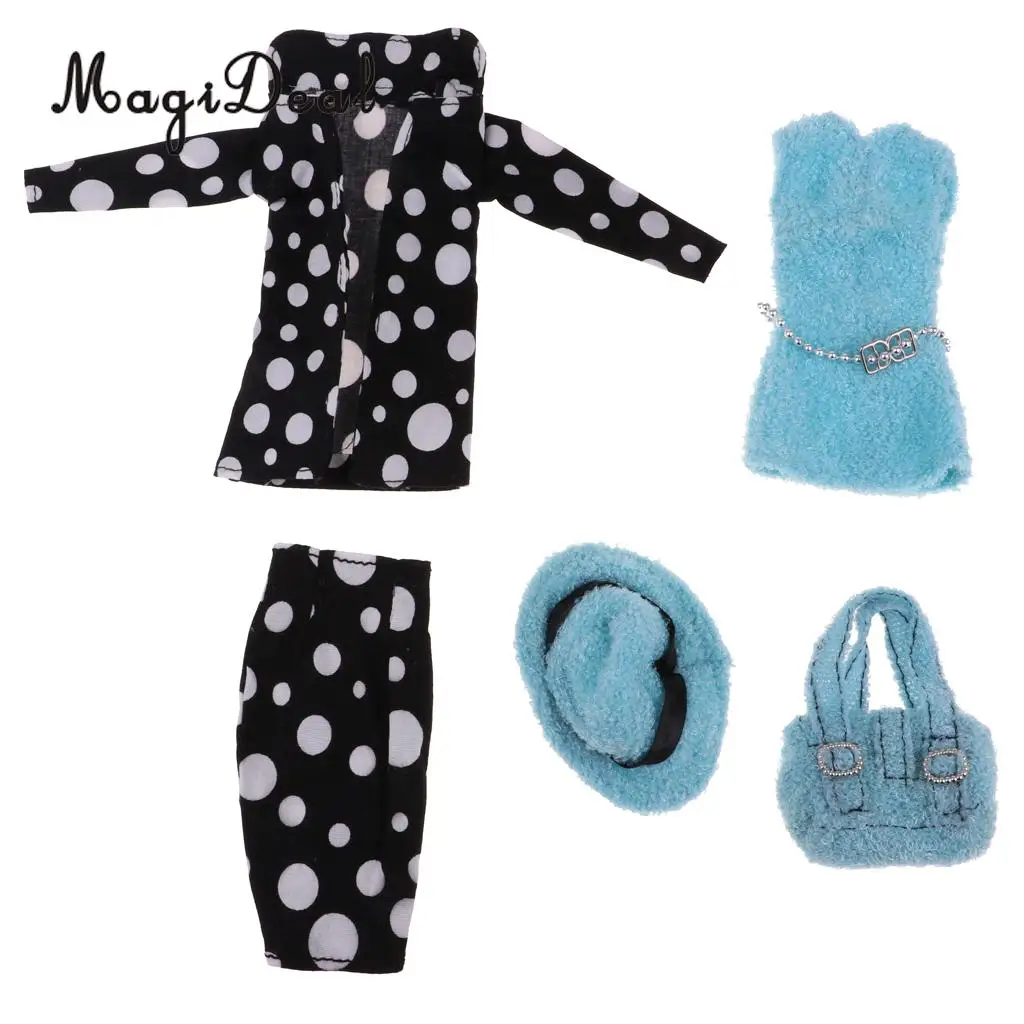 Fashion Girl Doll Princess Clothes Set Outfit for 30cm Doll Dress Up Accessories