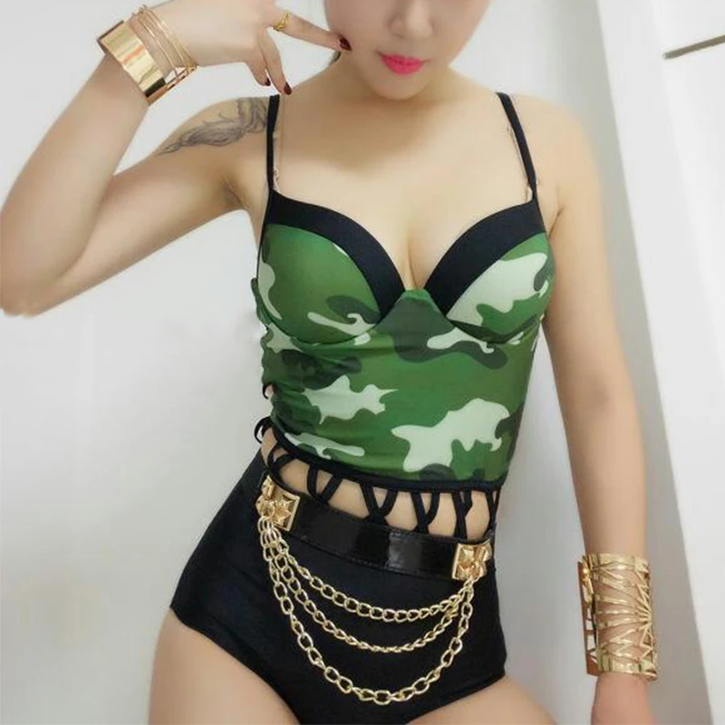 Camouflage Pole Dance Bodysuit Women Sexy Dj Stage Wear Nightclub Cosplay Performance Jumpsuit Ds Gogo Dancer Outfits DC1595
Camouflage Pole Dance Bodysuit Women Sexy Dj Stage Wear Nightclub Cosplay Performance Jumpsuit Ds Gogo Dancer Outfits DC1595