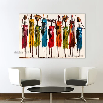 best wall art Modern Home Decor Modular Pictures handpainted Figure Painting Africans Abstract Canvas Oil Painting Living Room
best wall art Modern Home Decor Modular Pictures handpainted Figure Painting Africans Abstract Canvas Oil Painting Living Room