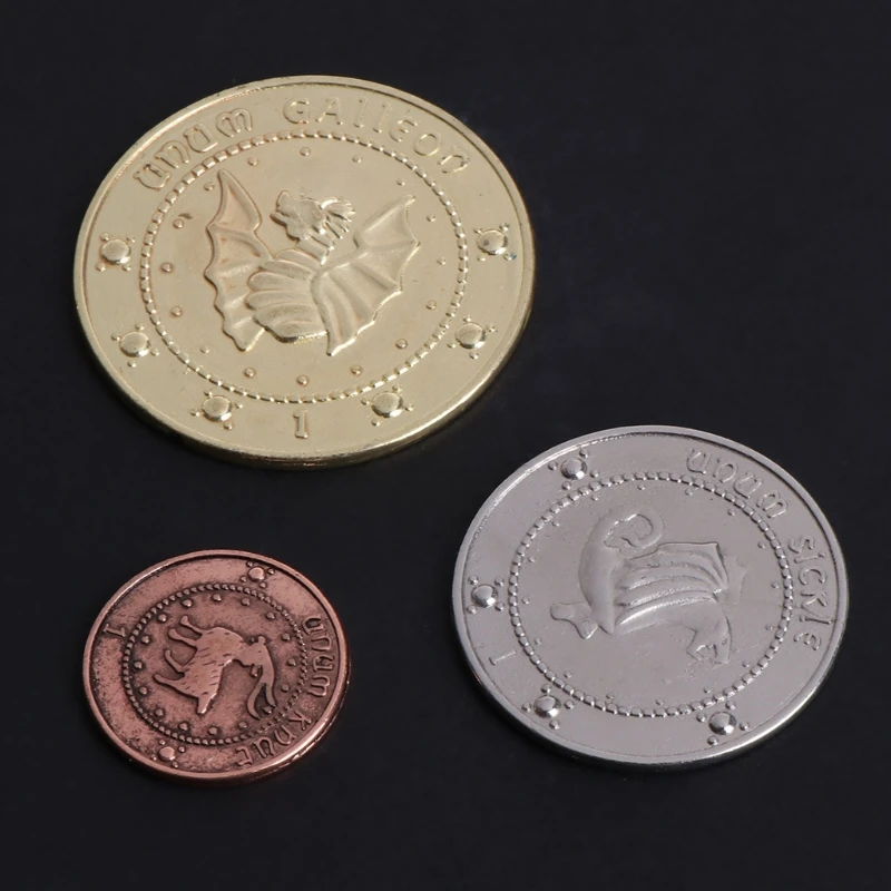3pcs/set Harri Potter Hogwart Gringott Bank Coin Collection Wizarding World Gift
3pcs/set Harri Potter Hogwart Gringott Bank Coin Collection Wizarding World Gift