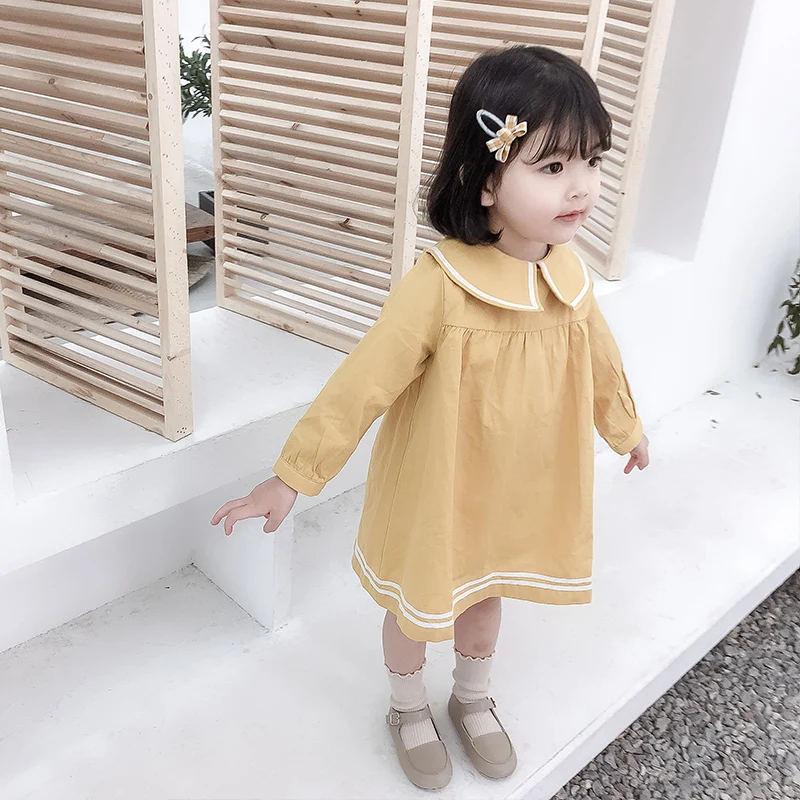 2019 Spring New Long Sleeved Dress for Baby Children's Pure Color Dress Cotton Girls A Line Drss Toddler Infant Clothes 1-6T
2019 Spring New Long Sleeved Dress for Baby Children's Pure Color Dress Cotton Girls A Line Drss Toddler Infant Clothes 1-6T