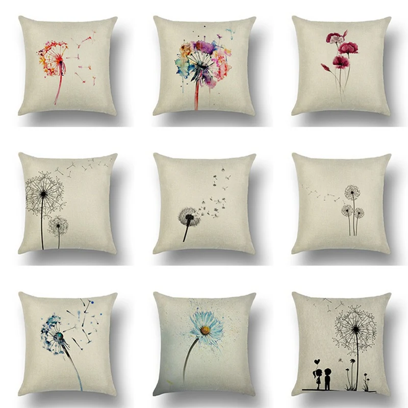 Nordic Dandelion Cotton Linen Square Decorative Throw Pillow Case Cushion Covers Dandelion Home Office Sofa Pillowcase Fronha
Nordic Dandelion Cotton Linen Square Decorative Throw Pillow Case Cushion Covers Dandelion Home Office Sofa Pillowcase Fronha