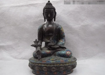 USPS to USA S2676 Chinese Buddhism temple Copper cloisonne Sakyamuni Bhaisajyaguru Buddha Statue
USPS to USA S2676 Chinese Buddhism temple Copper cloisonne Sakyamuni Bhaisajyaguru Buddha Statue