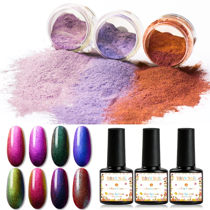 Chameleon Dipping Powder Set Super Shining Glitter Mirror Dipping System Holo Metallic Laser Dip Powder Dust Natural Dry
Chameleon Dipping Powder Set Super Shining Glitter Mirror Dipping System Holo Metallic Laser Dip Powder Dust Natural Dry
