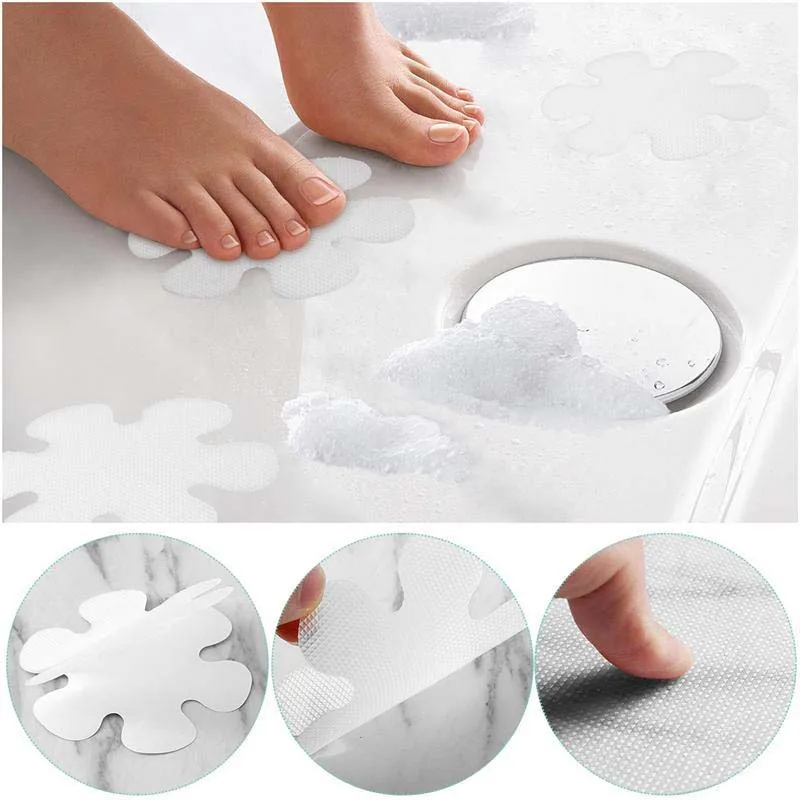 20PCS Waterproof Anti Slip Flower Shape Non-Slip Safety Flooring Bath Tub Shower Stickers Bath Slip Sticker Bathroom Tape Mat
20PCS Waterproof Anti Slip Flower Shape Non-Slip Safety Flooring Bath Tub Shower Stickers Bath Slip Sticker Bathroom Tape Mat