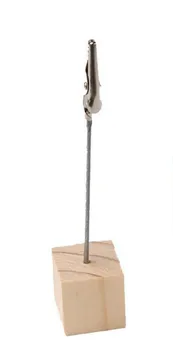 10pcs Tabletop Pictures Photo Holders with Alligator Clasp for Pictures, Memos and Table Numbers - Pine Wood Cube Base
10pcs Tabletop Pictures Photo Holders with Alligator Clasp for Pictures, Memos and Table Numbers - Pine Wood Cube Base