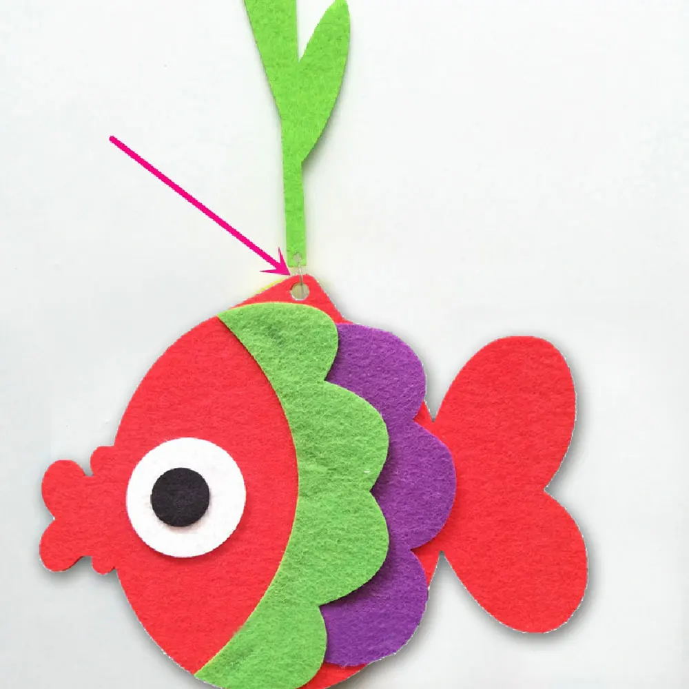 Creative Cartoon Felt Marine Fish Animal Decotation Kindergarten Early Education Hanging Decorations Children Room Decor
Creative Cartoon Felt Marine Fish Animal Decotation Kindergarten Early Education Hanging Decorations Children Room Decor