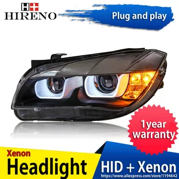 Hireno Headlamp for BWM X1 2012-2014 car Headlight Assembly LED DRL Angel Lens Double Beam HID Xenon 2pcs
Hireno Headlamp for BWM X1 2012-2014 car Headlight Assembly LED DRL Angel Lens Double Beam HID Xenon 2pcs
