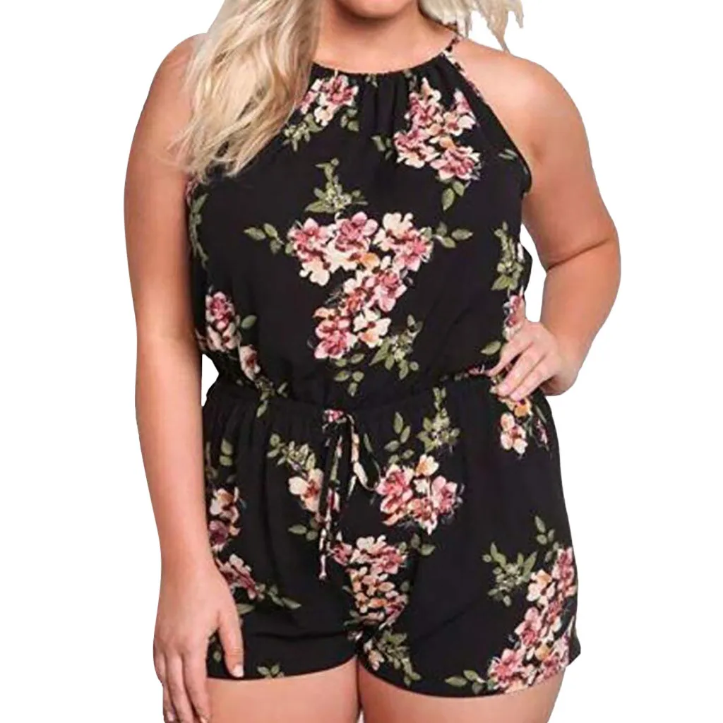 Women Plus Size Printed Sleeveless O-Neck Rompers Short Jumpsuits Rompers 5 romper women overalls for women bodysuit #0325
Women Plus Size Printed Sleeveless O-Neck Rompers Short Jumpsuits Rompers 5 romper women overalls for women bodysuit #0325