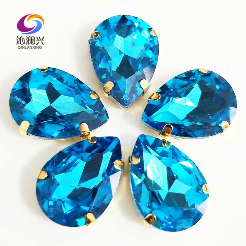 Golden bottom Lake blue DR shape High quality AAA Glass Crystal sew on claw rhinestones,Diy/Clothing accessories SWSG12
Golden bottom Lake blue DR shape High quality AAA Glass Crystal sew on claw rhinestones,Diy/Clothing accessories SWSG12
