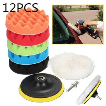 12pcs 3 Inch Buffing Polishing Sponge Pads Sponge & Woolen Polishing Waxing Buffing Pads Auto Car With M10 Drill Adapter
12pcs 3 Inch Buffing Polishing Sponge Pads Sponge & Woolen Polishing Waxing Buffing Pads Auto Car With M10 Drill Adapter