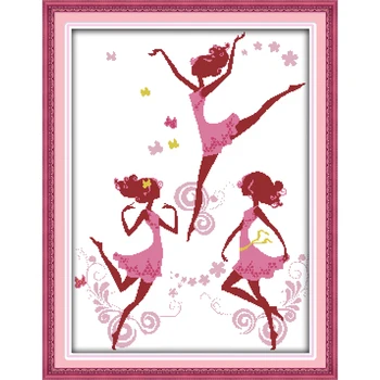 Fashion ballet girl Counted Cross Stitch 11CT 14CT Cotton Cross Stitch Sets Handmade Cross Stitch Kits Embroidery Needlework
Fashion ballet girl Counted Cross Stitch 11CT 14CT Cotton Cross Stitch Sets Handmade Cross Stitch Kits Embroidery Needlework