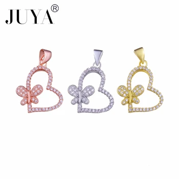 gold rose gold 5pcs wholesale micro pave CZ rhinestone Hollow Heart Butterfly Charms Pendant For Women Jewelry Making
gold rose gold 5pcs wholesale micro pave CZ rhinestone Hollow Heart Butterfly Charms Pendant For Women Jewelry Making