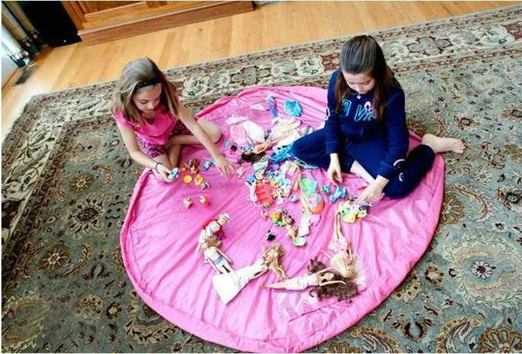 2pcs Portable Kids Toy Storage Bag Convenient Outside Picnic Play Mat Block Toys Organizer Box Practical Storage Bags 45CM+150CM
2pcs Portable Kids Toy Storage Bag Convenient Outside Picnic Play Mat Block Toys Organizer Box Practical Storage Bags 45CM+150CM