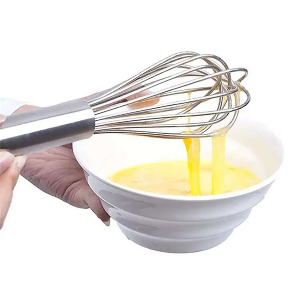 8/10/12inches Stainless Steel Balloon Wire Whisk Egg Beater Mixer Baking Utensil Egg Tools !
8/10/12inches Stainless Steel Balloon Wire Whisk Egg Beater Mixer Baking Utensil Egg Tools !