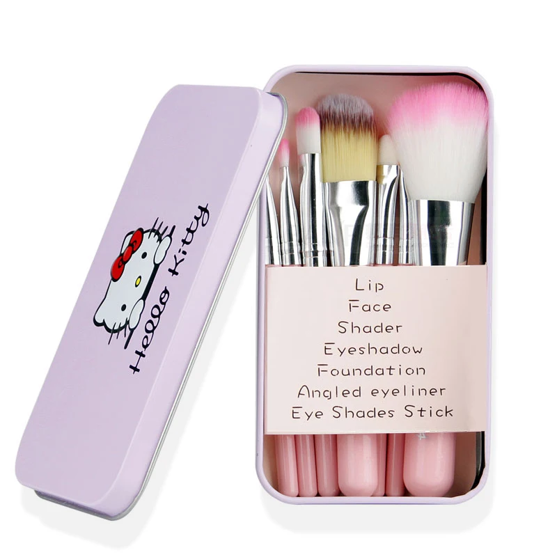 Cute Cat Pink/Black 7pcs/set Mini Makeup Brushes Set Travel Cosmetics Kit De Pinceis De Maquiagem Make Up Brush With Metal box
Cute Cat Pink/Black 7pcs/set Mini Makeup Brushes Set Travel Cosmetics Kit De Pinceis De Maquiagem Make Up Brush With Metal box