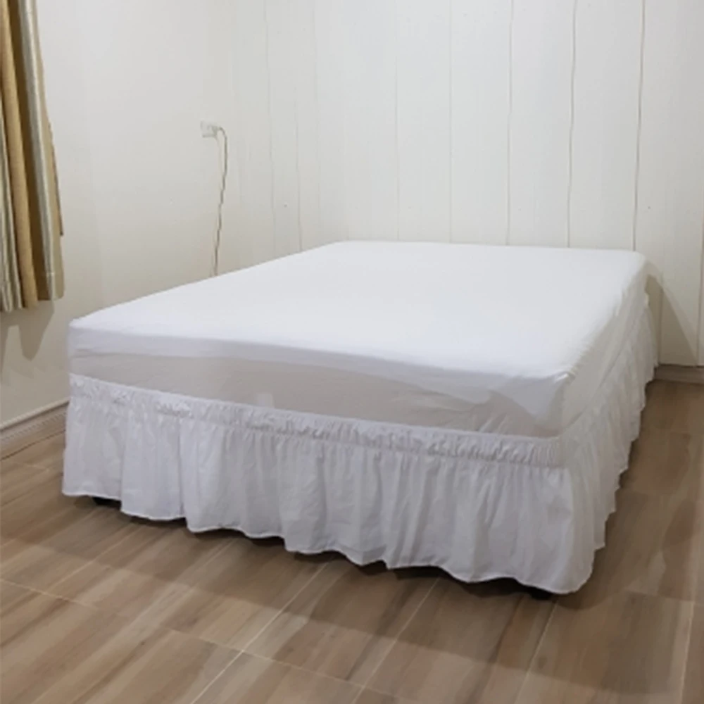 Hotel Queen Size Bed Skirt White Bed Shirts without Surface Elastic Band Single Queen King Easy On/Easy Off Bed skirt
Hotel Queen Size Bed Skirt White Bed Shirts without Surface Elastic Band Single Queen King Easy On/Easy Off Bed skirt