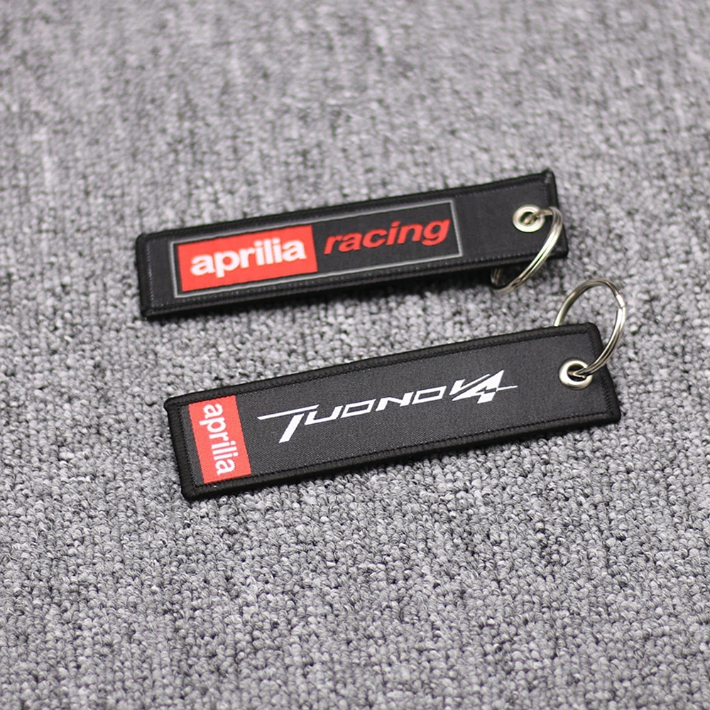 Embroidery Key Holder Chain Collection Keychain For Aprilia Racing TUONO V4 Motorcycle Embroidered Keyring
Embroidery Key Holder Chain Collection Keychain For Aprilia Racing TUONO V4 Motorcycle Embroidered Keyring