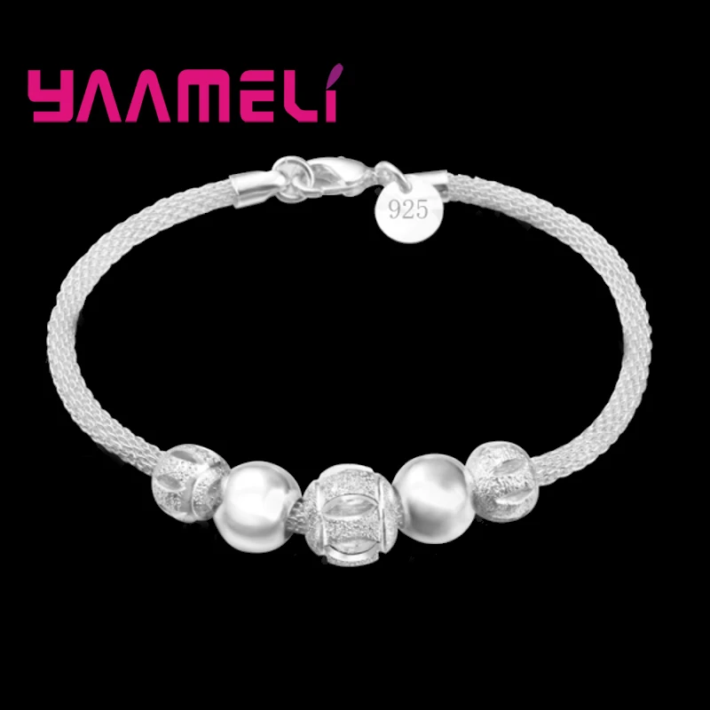 Classical High Quality Solid 925 Sterling Silver Round Shape Bracelets Crystal Jewelry For Women Female Present Big Discount
Classical High Quality Solid 925 Sterling Silver Round Shape Bracelets Crystal Jewelry For Women Female Present Big Discount