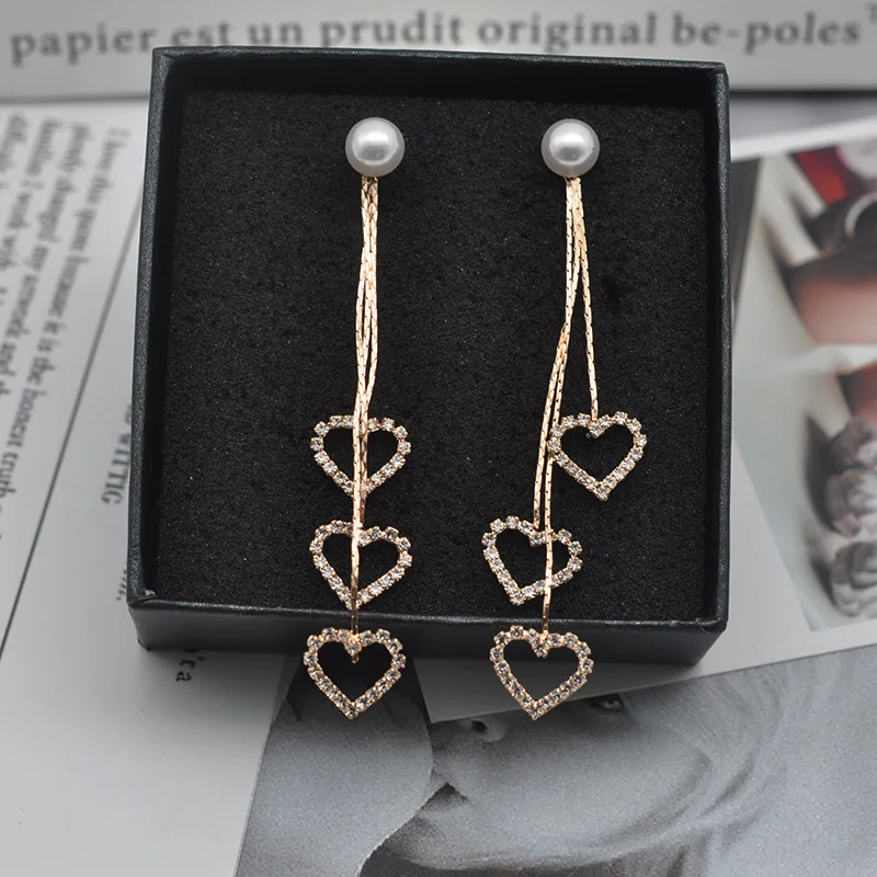Crystal Vintage Heart Women Dangle Earrings Sweet Hollow Love Personality Long Tassel Earrings For Women Drops Earrings
Crystal Vintage Heart Women Dangle Earrings Sweet Hollow Love Personality Long Tassel Earrings For Women Drops Earrings